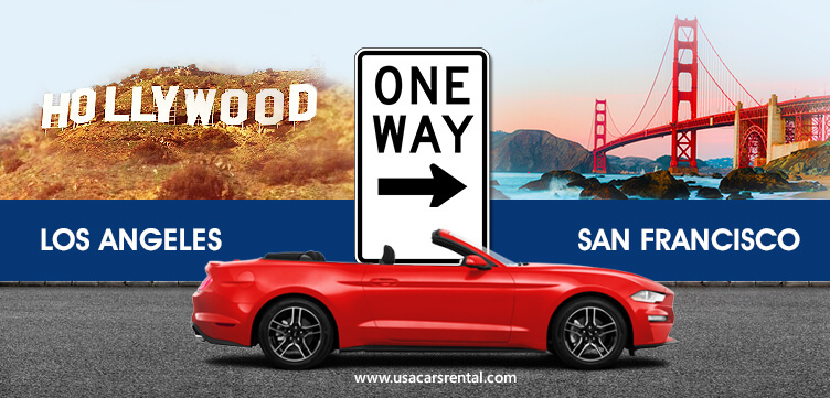 One Way Car Rental from Los Angeles to San Francisco